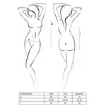 Боді монокіні з глибоким декольте Passion OTAVIA BODY L/XL, black