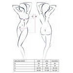 Боді Passion MELANIA BODY XXL/XXXL, black