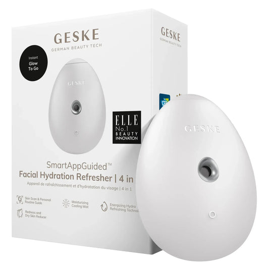 Електронний освіжувач для зволоження обличчя GESKE Facial Hydration Refresher 4в1 white