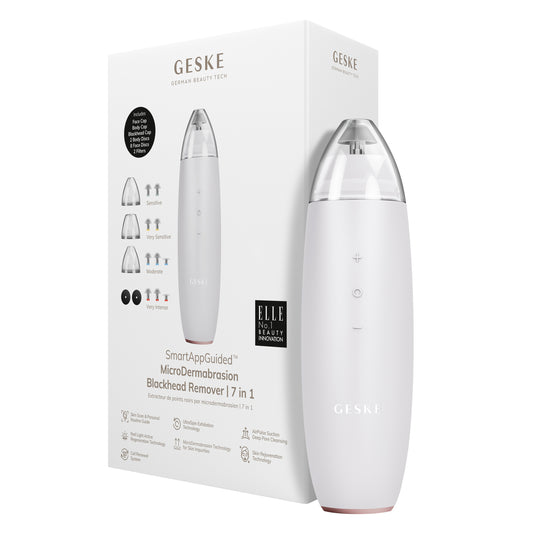 Мікродермабразійний пристрій для видалення чорних цяток GESKE MicroDermabrasion Blackhead Remover 7в1 starlight