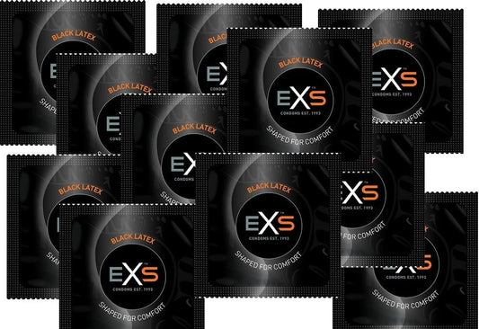 Набір чорних презервативів латексних Exs BLACK (ціна за 10 шт.)