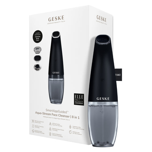 Очищуючий засіб для обличчя GESKE Aqua-Stream Face Cleanser 8в1 black