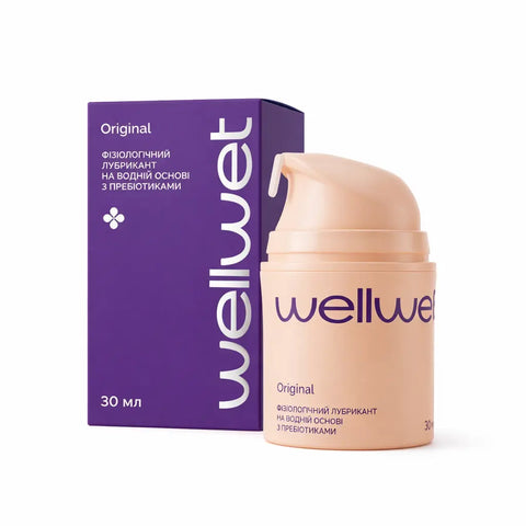 Фізіологічний лубрикант на водній основі WellWet 30 ml NEW WellWet