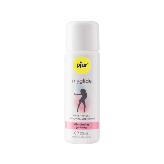Збуджувальний лубикант на водній основі pjur myglide, із женьшенем, тепло+поколювання