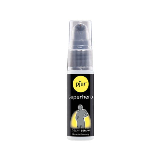 Сироватка-пролонгатор pjur Superhero Delay Serum, створює ефект плівки, без оніміння