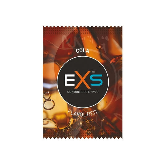 Презервативи зі смаком Коли анатомічні EXS Flavoured Cola веганські (ціна за 5 шт.)