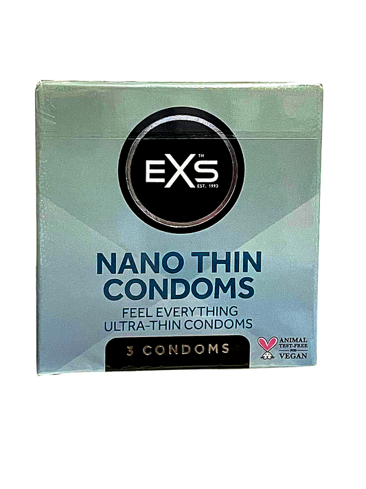 Презервативи ультратонкі EXS Nano Thin латексні (ціна за упаковку, 3 шт.)