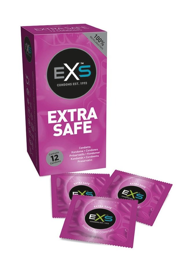 Презервативи потовщені EXS Extra THICK латексні (ціна за пачку, 12 шт.)