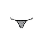 Трусики на зав'язочках з боків Passion Exclusive ZITA THONG S/M, black