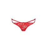 Трусики на зав'язочках з боків Passion Exclusive WARDA THONG XXL/XXXL, red