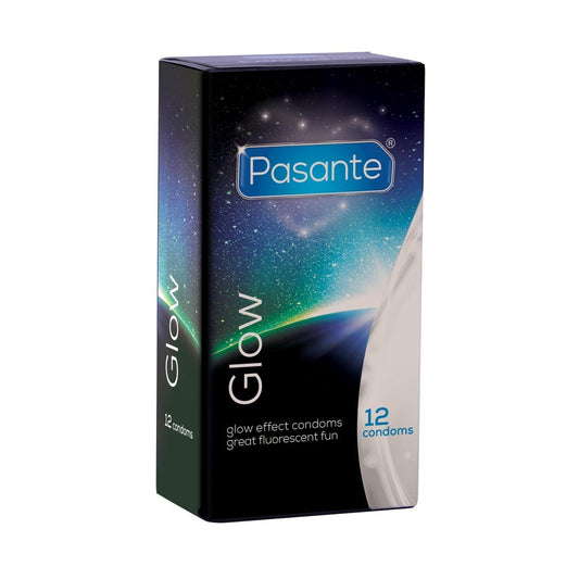 Презервативи люмінесцентні Pasante Glow латексні (ціна за упаковку, 12 шт)