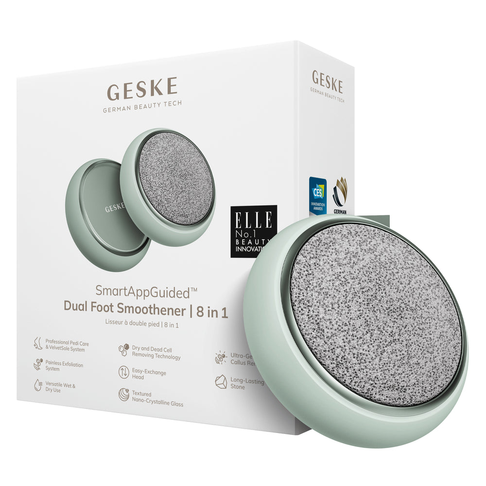 Набір для догляду за стопами GESKE Dual Foot Smoothener 8в1 green