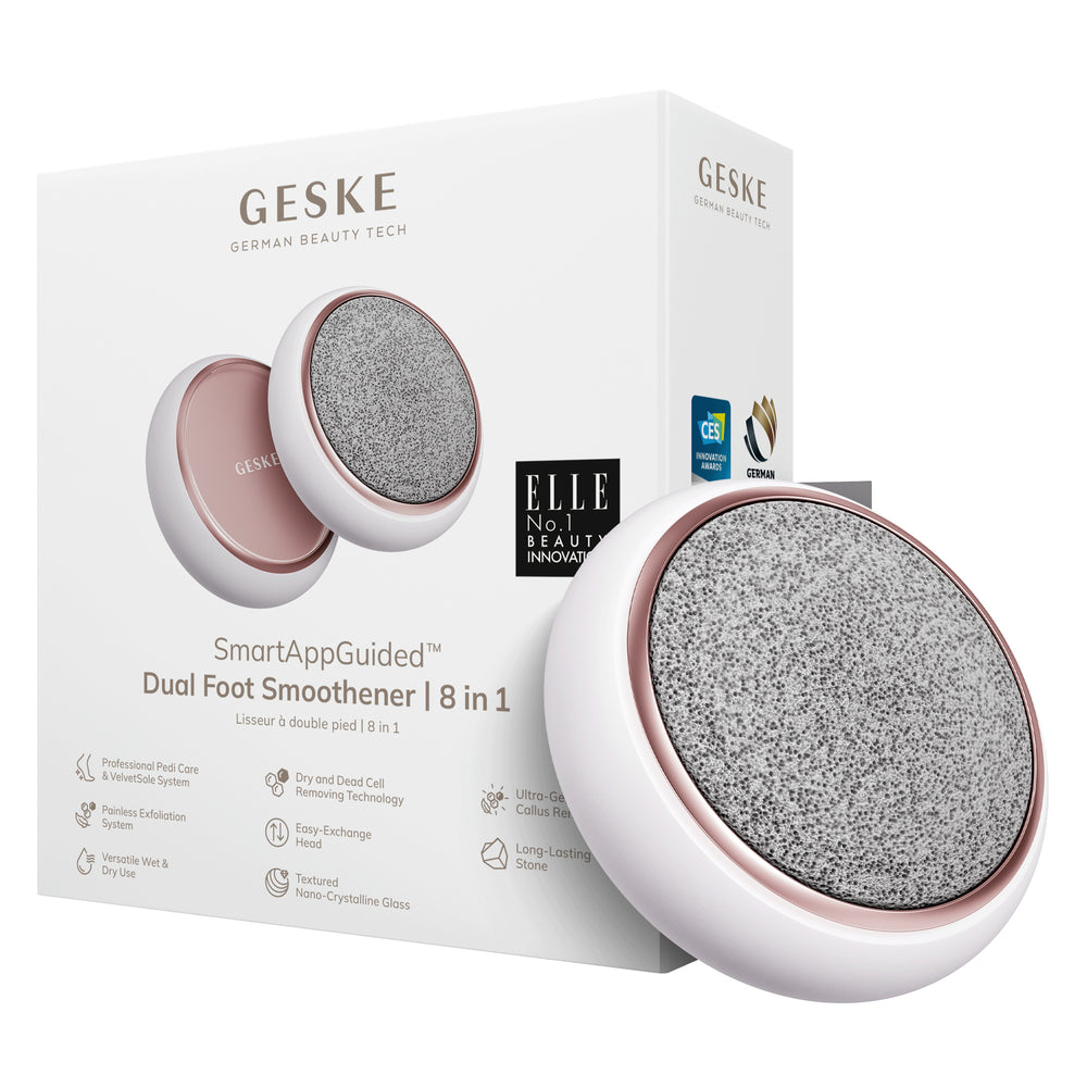 Набір для догляду за стопами GESKE Dual Foot Smoothener 8в1 starlight