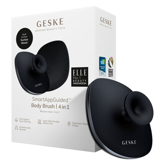 Щітка для тіла GESKE Body Brush metal 4в1 black