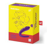 Вібратор для пар Satisfyer Double Classic Violet з одним моторчиком
