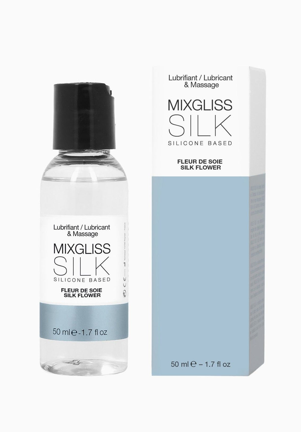 Лубрикант на силіконовій основі MixGliss SILK - FLEUR DE SOIE з квітковим ароматом