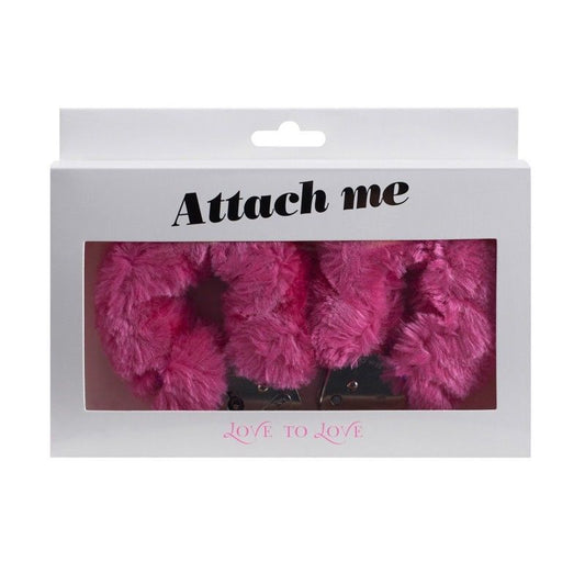 Наручники з плюшевим оздобленням Love To Love ATTACH ME Pink