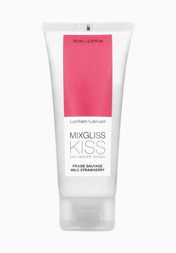 Лубрикант на водній основі MixGliss KISS Wild Strawberry Дика Полуничка