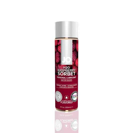Змазка на водній основі JO H2O — Raspberry Sorbet без цукру, рослинний гліцерин