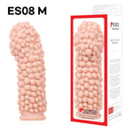 Насадка на член Kokos Extreme Sleeve ES.08, потовщувальна, стимулюючий рельєф