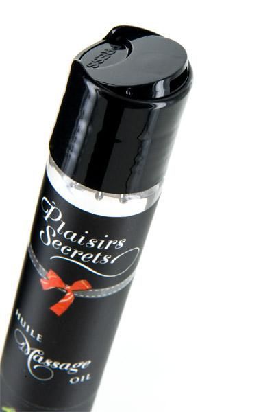 Масажна олія Plaisirs Secrets Exotic Fruits з афродизіаками їстівна, подарункове паковання