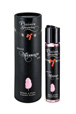 Масажна олія Plaisirs secrets Candy Floss з афродизіаками, їстівна, подарункове паковання
