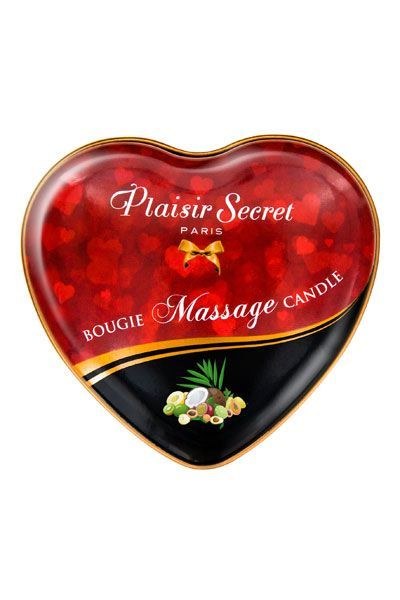 Масажна свічка-серце Plaisirs Secrets Exotic Fruits