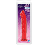 Фалоімітатор Doc Johnson Jelly Jewels Dong & Suction Cup Red, діаметр 3,6 см, антибактеріальний ПВХ