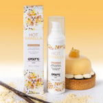 Масажна олія EXSENS Hot Vanilla розігріває, без цукру, без парабенів, їстівна