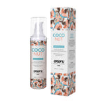 Масажна олія EXSENS Coconut розігріває, без цукру, без парабенів, їстівне