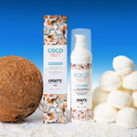 Масажна олія EXSENS Coconut розігріває, без цукру, без парабенів, їстівне