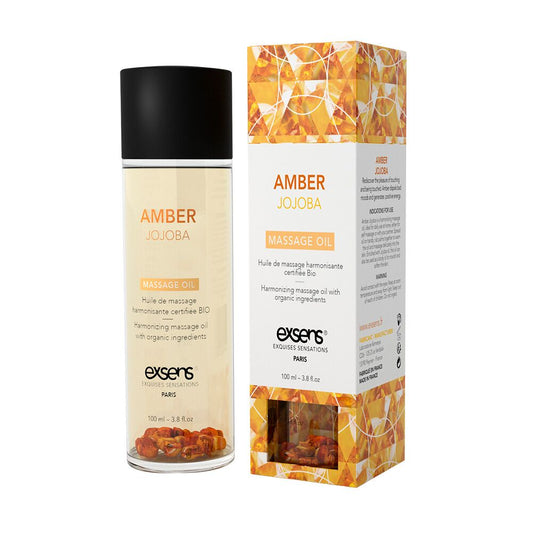 Масажна олія EXSENS Amber Jojoba (гармонізує, з бурштином), натуральна