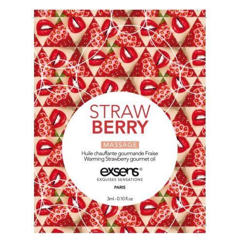 Пробник масажної олії EXSENS Strawberry