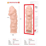 Насадка на член Kokos Extreme Sleeve ES.11, потовщувальна, стимулюючий рельєф