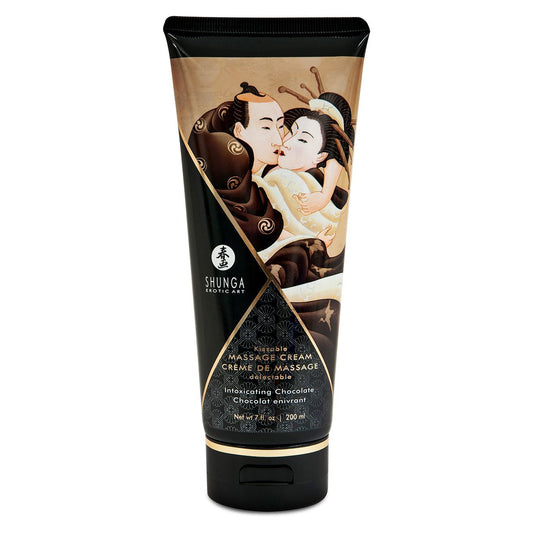 Їстівний масажний крем Shunga Kissable Massage Cream – Intoxicating Chocolate