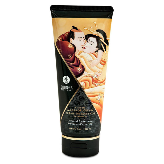 Їстівний масажний крем Shunga Kissable Massage Cream - Almond Sweetness