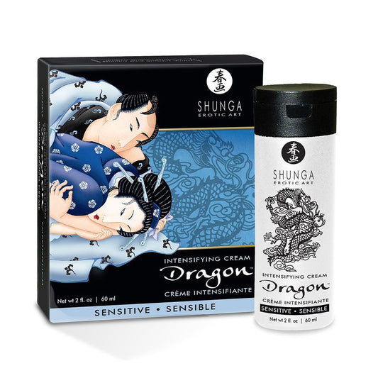 Стимулювальний крем для пар Shunga Dragon Cream SENSITIVE ніжніший ефект