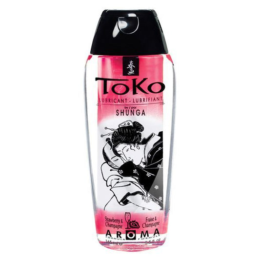 Лубрикант на водній основі Shunga Toko AROMA – Sparkling Strawberry Wine, не містить цукру