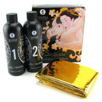 Гель для NURU-масажу Shunga Oriental Body-to-Body – Melon Mango (2 x плюс простирадло