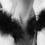 Пухнасті наручники Bijoux Indiscrets Za za zu - feahter handcuffs, пір'яні, подарункове паковання
