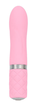 Розкішний вібратор PILLOW TALK - Flirty Pink з кристалом Swarovski, гнучка головка