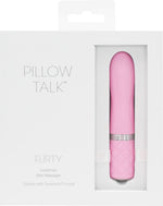 Розкішний вібратор PILLOW TALK - Flirty Pink з кристалом Swarovski, гнучка головка
