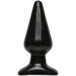 Анальна пробка Doc Johnson Smooth Classic Large - Black, макс. діаметр 5,7 см
