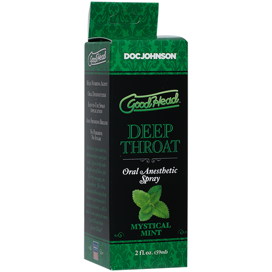 Спрей для мінету Doc Johnson GoodHead DeepThroat Spray - Mystical Mint для глибокого мінету