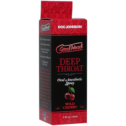 Спрей для мінету Doc Johnson GoodHead DeepThroat Spray - Wild Cherry для глибокого мінету