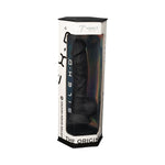 Фалоімітатор SilexD Johnny Black (MODEL 1 size 7in), двошаровий, силікон + Silexpan, діаметр 3,8см