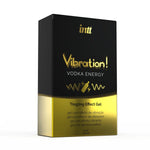 Рідкий вібратор Intt Vibration Vodka, густий гель, дуже смачний, діє до 30 хвилин