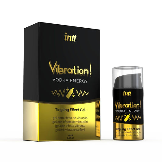 Рідкий вібратор Intt Vibration Vodka, густий гель, дуже смачний, діє до 30 хвилин