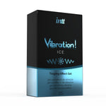 Рідкий вібратор Intt Vibration Ice, густий гель, дуже незвичайний, діє до 30 хвилин