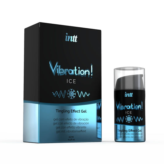Рідкий вібратор Intt Vibration Ice, густий гель, дуже незвичайний, діє до 30 хвилин